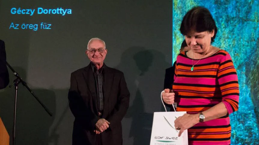 Géczy Dorottya a fotósiskola tanítványa